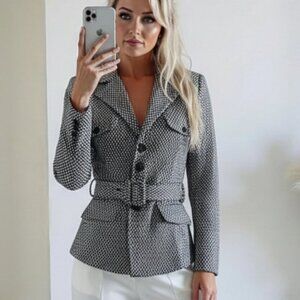 Vintage La Classe Couture Belted Blazer Jacket